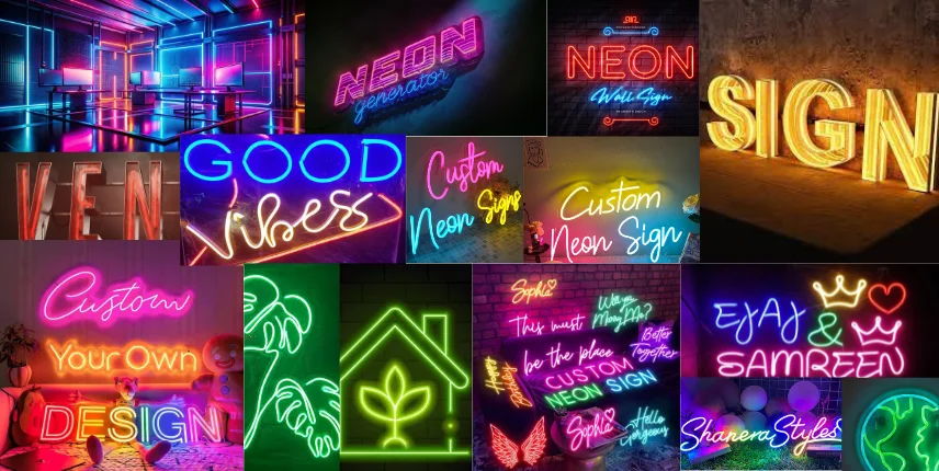 Neon Infused 3D Signs 2026